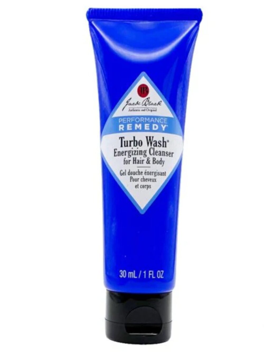 Jack Black Turbo Wash Energizing Cleanser for Hair & Body, Travel Size 30 ml